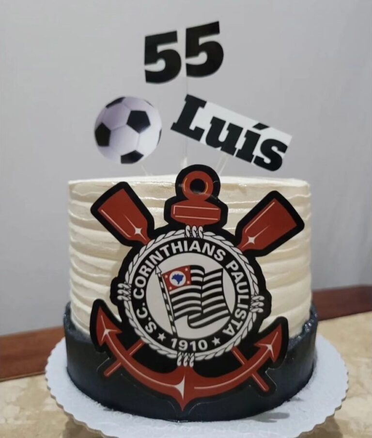 Bolo Tema Corinthians